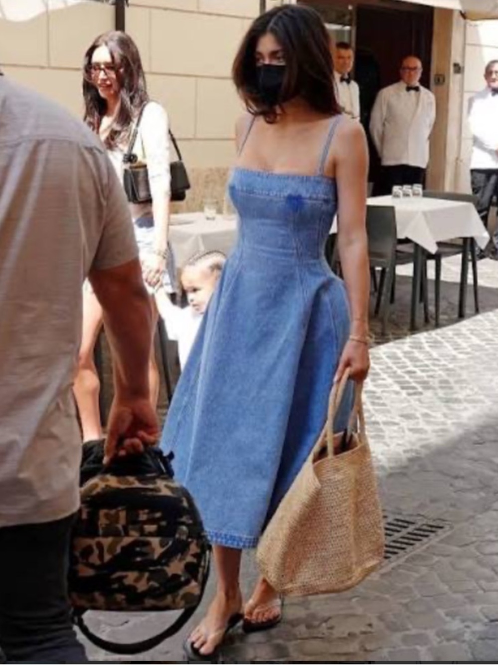 Classic denim midi dress - NWT, size S - Picture 16 of 16